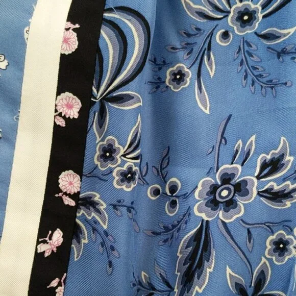 3.1 Phillip Lim Silk Floral High Rise Wide Leg Pants